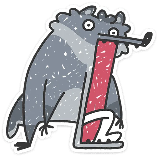 🐺 Стикер «Альфа-самец» для Telegram