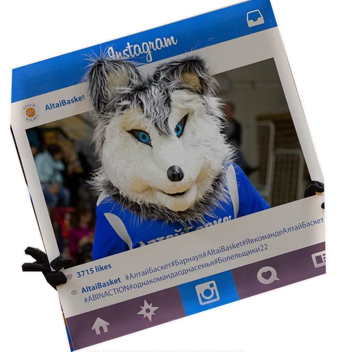 🐺 Стикер «АлтайБаскет» для Telegram