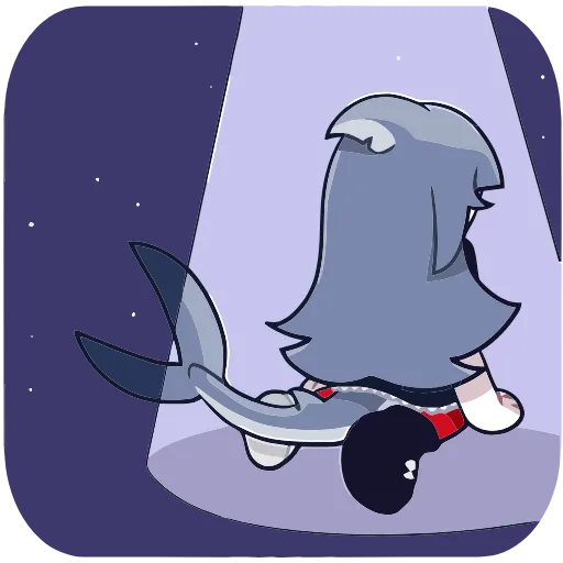 🦈 Эмодзи «Алу» для Telegram