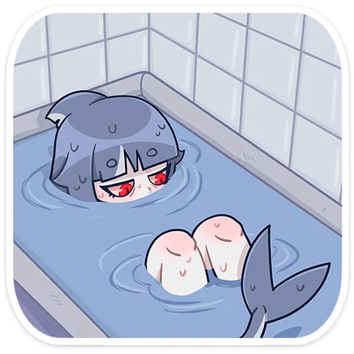 🛁 Стикер «Алу без надписей» для Telegram