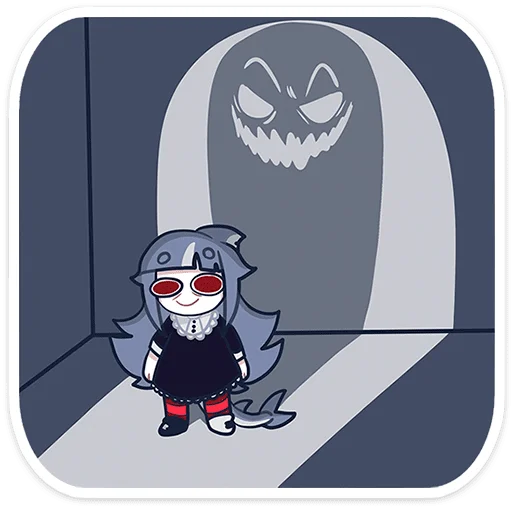 👻 Стикер «Алу без надписей» для Telegram
