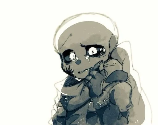 😭 Стикер «Sans Undertale» для Telegram