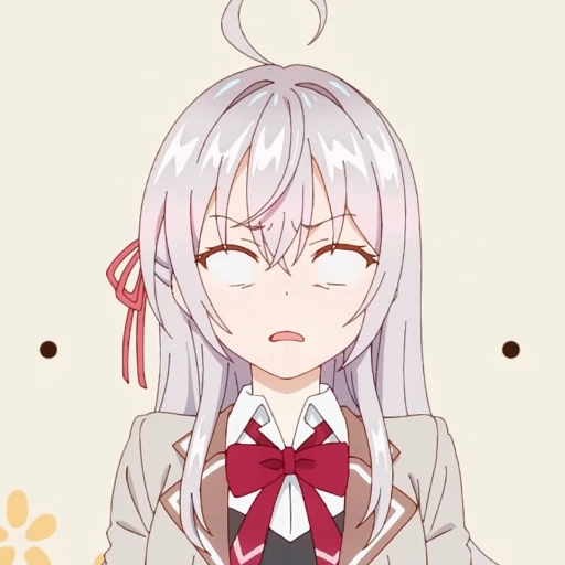 😫 Стикер «Tokidoki Bosotto Roshia go de Dereru Tonari no Alya san» для Telegram