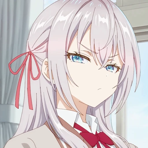 😒 Стикер «Tokidoki Bosotto Roshia go de Dereru Tonari no Alya san» для Telegram