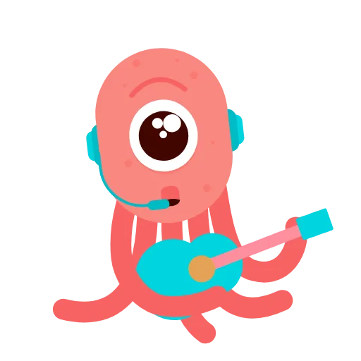 🎸 Стикер «Joyful» для Telegram