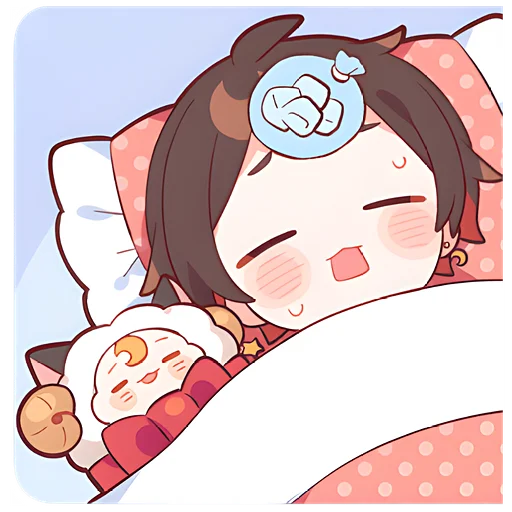 😴 Стикер «Амацуки кун 2» для Telegram