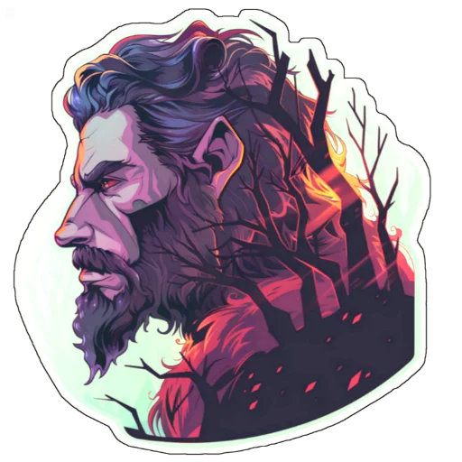 😬 Стикер «Amaranth Style» для Telegram