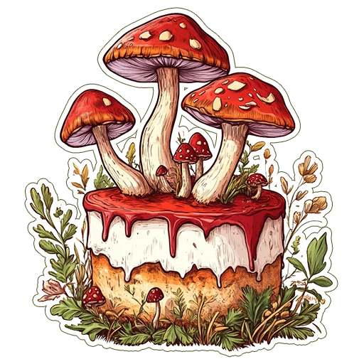 🎂 Стикер «Amaranth Style» для Telegram