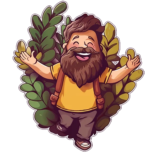 👋 Стикер «Amaranth Style» для Telegram