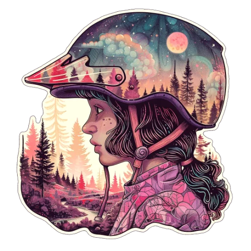🚴‍♀️ Стикер «Amaranth Style» для Telegram