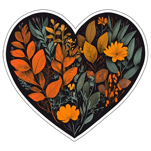 🧡 Стикер «Amaranth Style» для Telegram