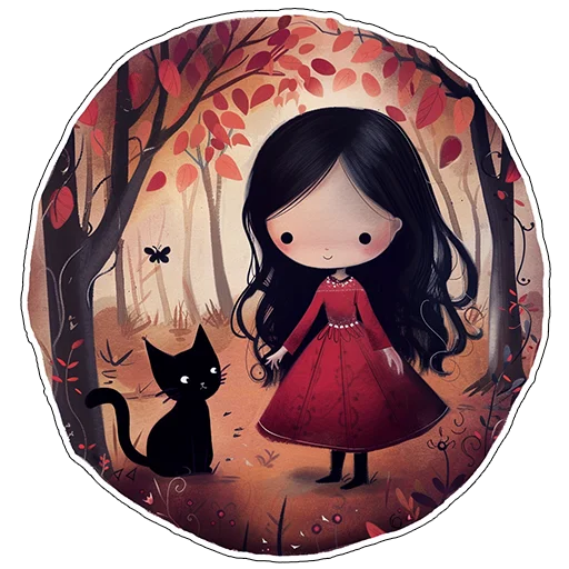 🐈‍⬛ Стикер «Amaranth Style» для Telegram