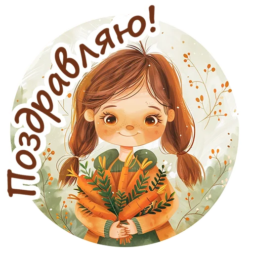🥳 Стикер «Amaranth Style» для Telegram