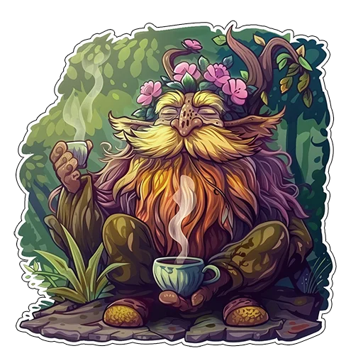 🫖 Стикер «Amaranth Style» для Telegram