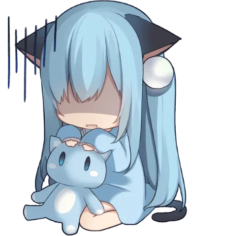 😨 Стикер «AmashiroNatsukiEars - NoWord» для Telegram