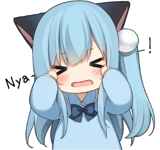 😖 Стикер «AmashiroNatsukiEars - NoWord» для Telegram