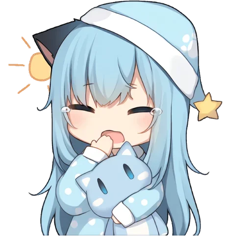 Стикерпак AmashiroNatsukiEars - NoWord для Telegram