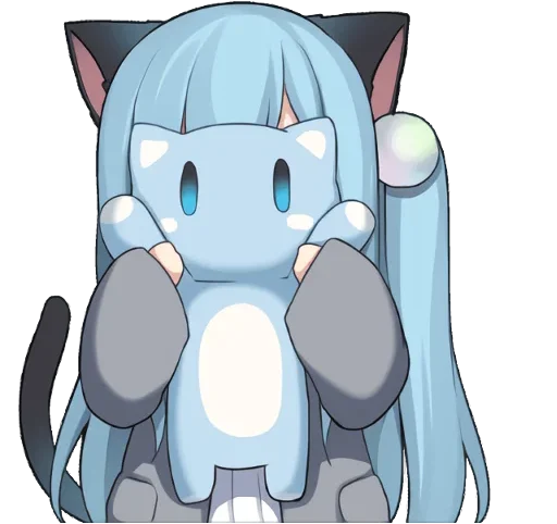 😶 Стикер «AmashiroNatsukiEars - NoWord» для Telegram