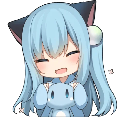 😉 Стикер «AmashiroNatsukiEars - NoWord» для Telegram