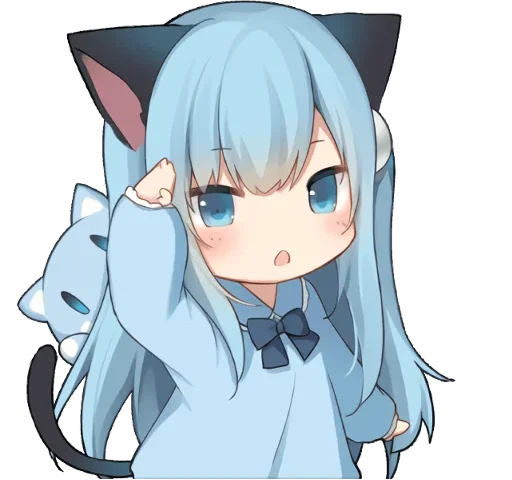 👌 Стикер «AmashiroNatsukiEars - NoWord» для Telegram