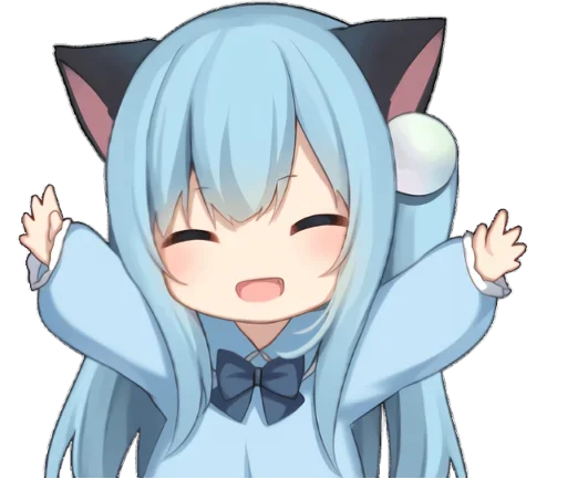 🤗 Стикер «AmashiroNatsukiEars - NoWord» для Telegram
