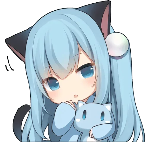 🤔 Стикер «AmashiroNatsukiEars - NoWord» для Telegram