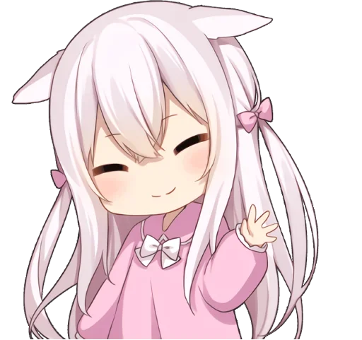 ☺️ Стикер «AmashiroNatsukiEars - NoWord» для Telegram