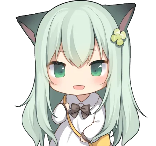 👜 Стикер «AmashiroNatsukiEars - NoWord» для Telegram