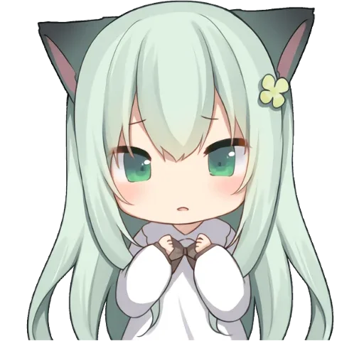 🥺 Стикер «AmashiroNatsukiEars - NoWord» для Telegram