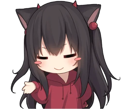 😌 Стикер «AmashiroNatsukiEars - NoWord» для Telegram