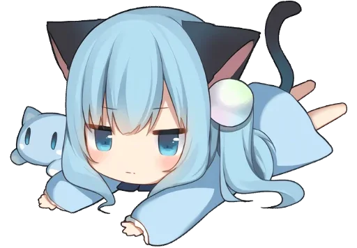 😑 Стикер «AmashiroNatsukiEars - NoWord» для Telegram