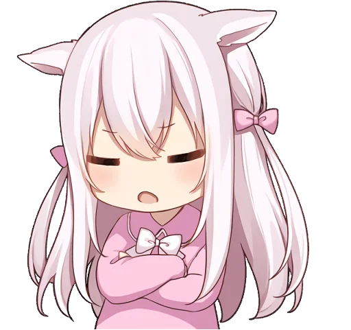 😒 Стикер «AmashiroNatsukiEars - NoWord» для Telegram