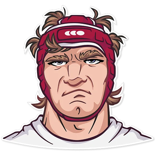 😐 Стикер «Amazing Rugby» для Telegram