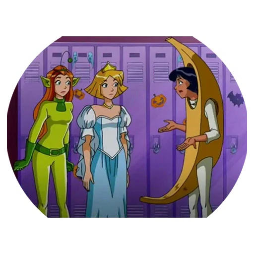 🎃 Стикер «Totally _ Spies» для Telegram