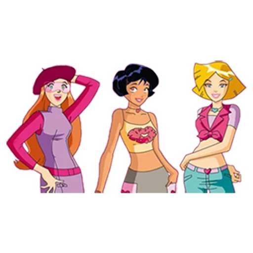 🛍 Стикер «Totally _ Spies» для Telegram