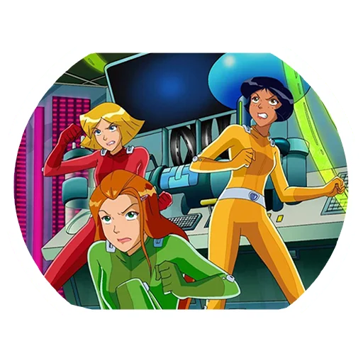🤺 Стикер «Totally _ Spies» для Telegram