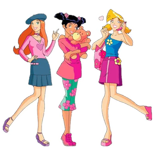 💞 Стикер «Totally _ Spies» для Telegram