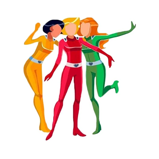 ✌️ Стикер «Totally _ Spies» для Telegram