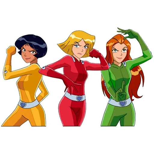 🥊 Стикер «Totally _ Spies» для Telegram