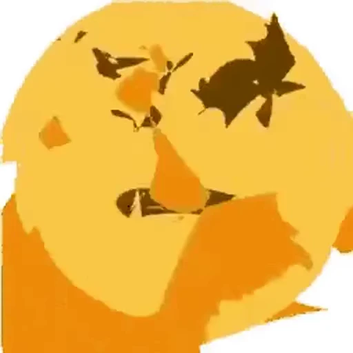 🤔 Стикер «Сумасшедшие стикеры» для Telegram