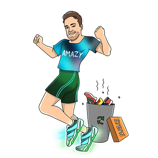 😅 Стикер «AMAZY» для Telegram
