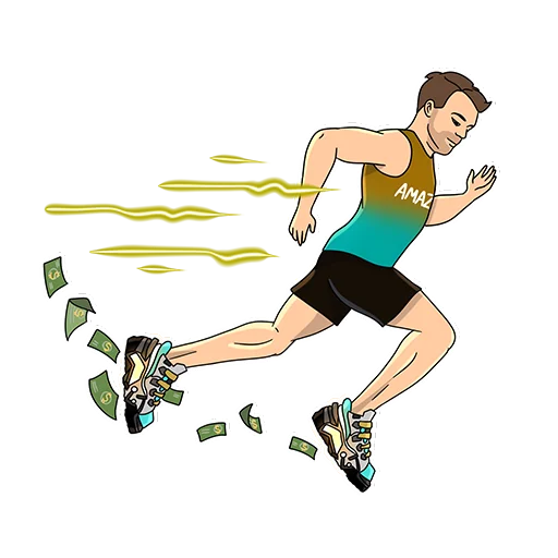 🤑 Стикер «AMAZY» для Telegram