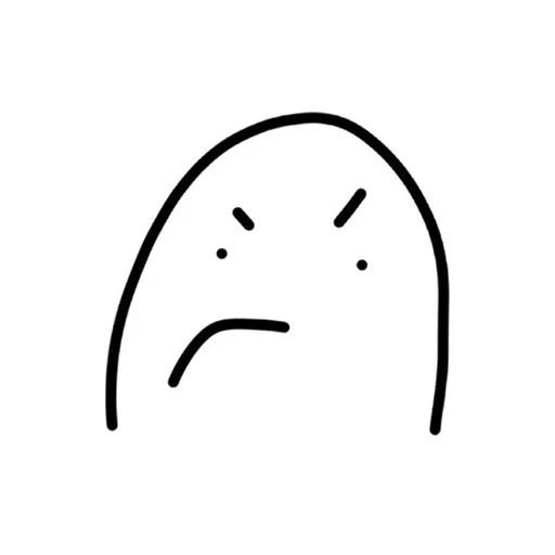 😔 Стикер «Амёба Блэт» для Telegram