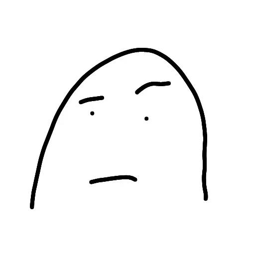 😔 Стикер «Амёба Блэт» для Telegram
