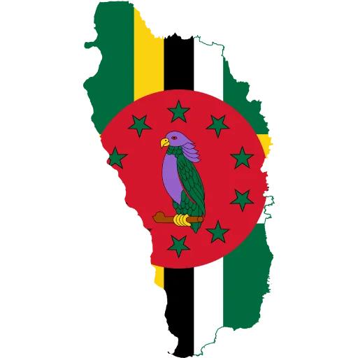 🇩🇲 Стикер «Country of Caribbean» для Telegram