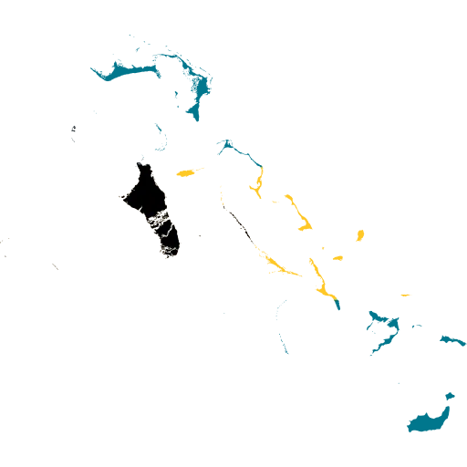 🇧🇸 Стикер «Country of Caribbean» для Telegram