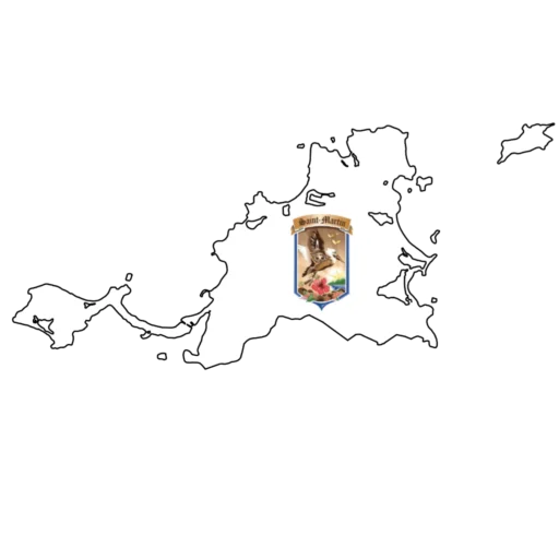 🇧🇱 Стикер «Country of Caribbean» для Telegram