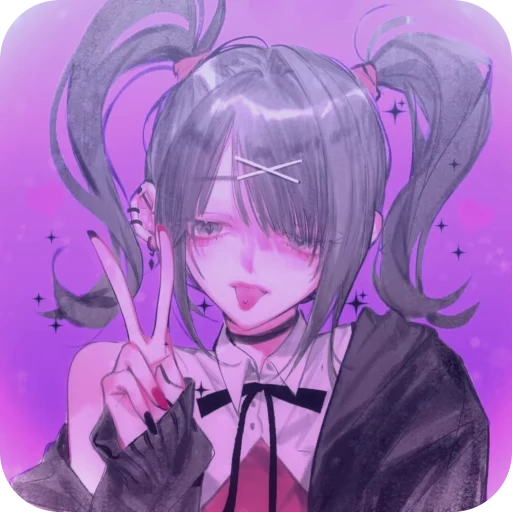🔪 Стикер «Ame chan» для Telegram
