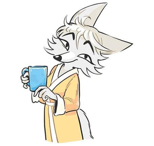 🥱 Стикер «Амели без надписей» для Telegram