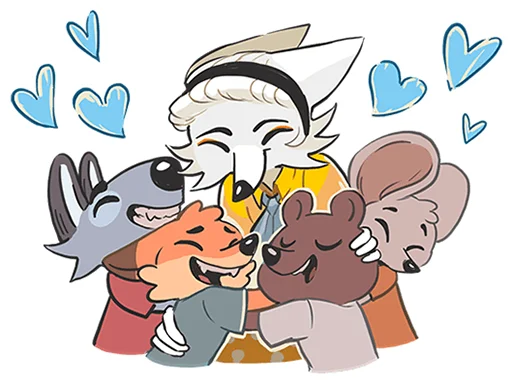 🥰 Стикер «Амели без надписей» для Telegram